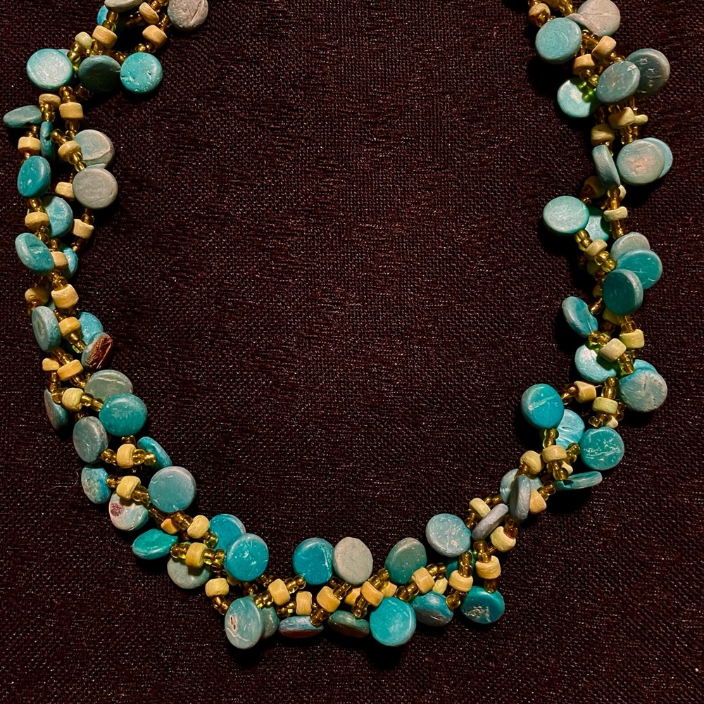 Tri-Strand Turquoise Necklace